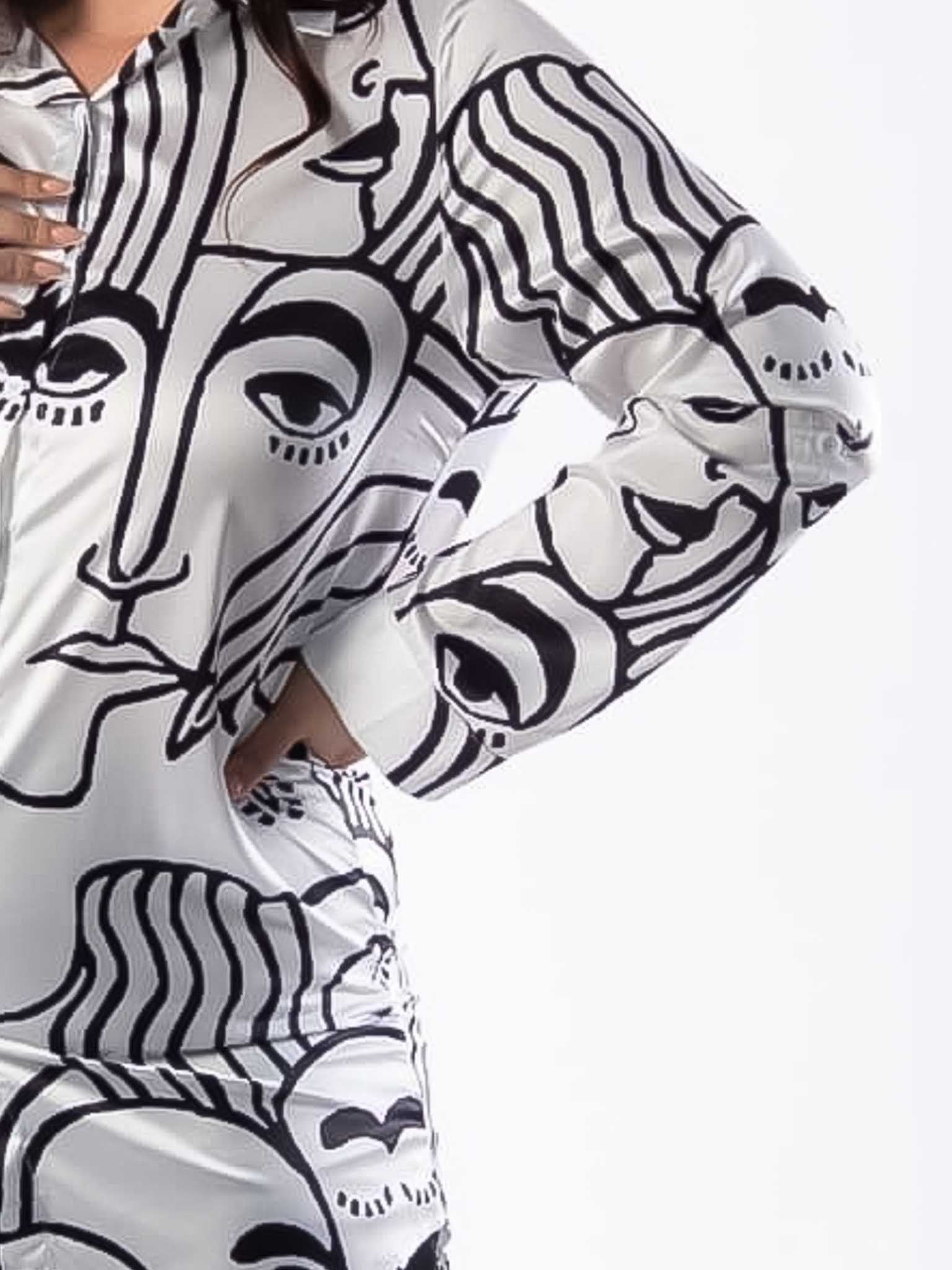 Bluson estampado face
