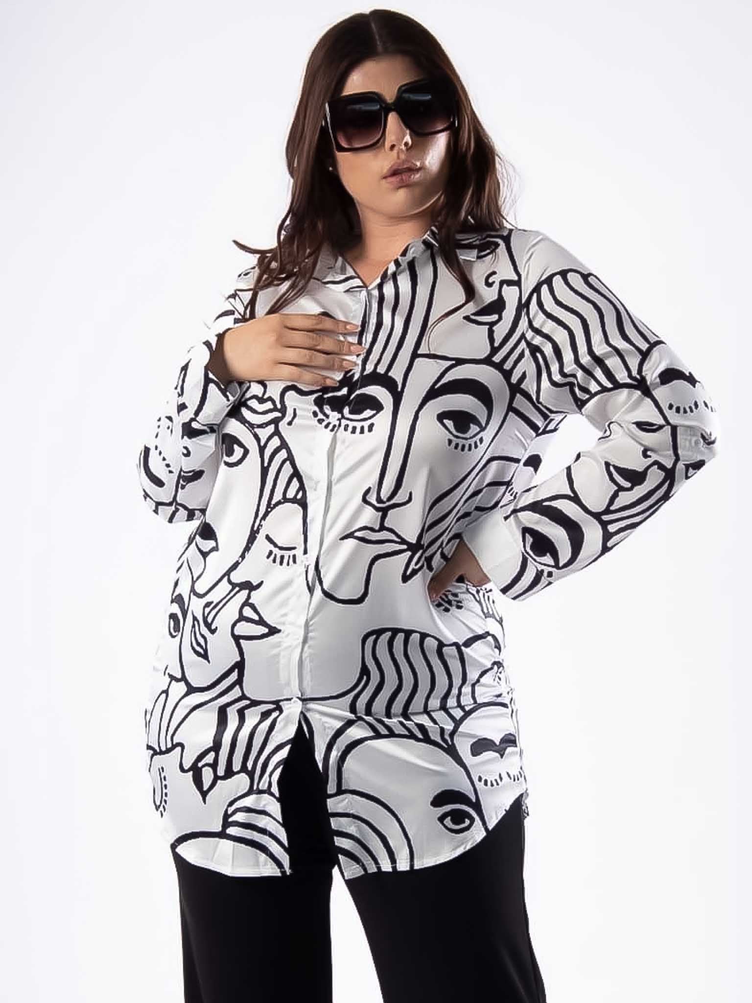 Bluson estampado face