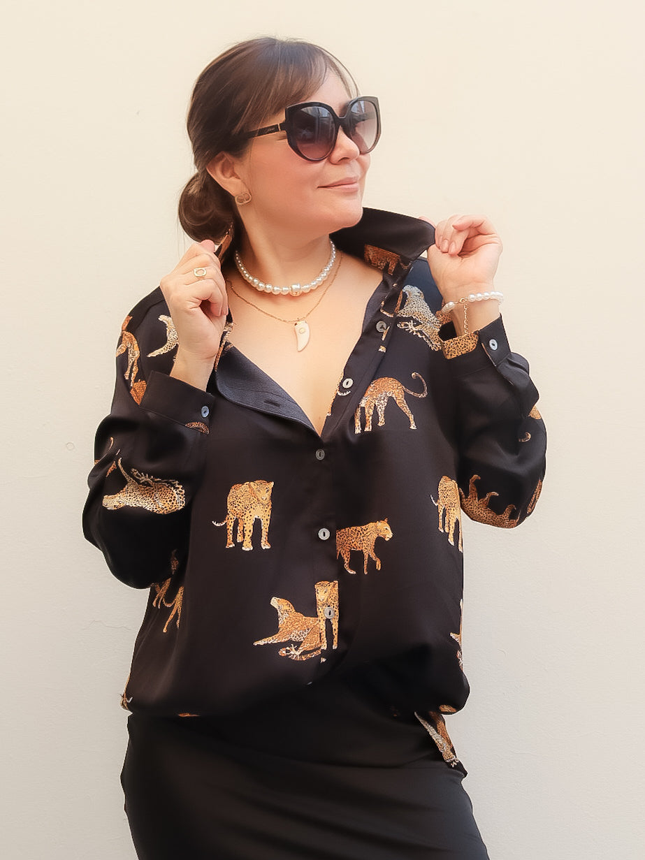 Camisa estampado tigres