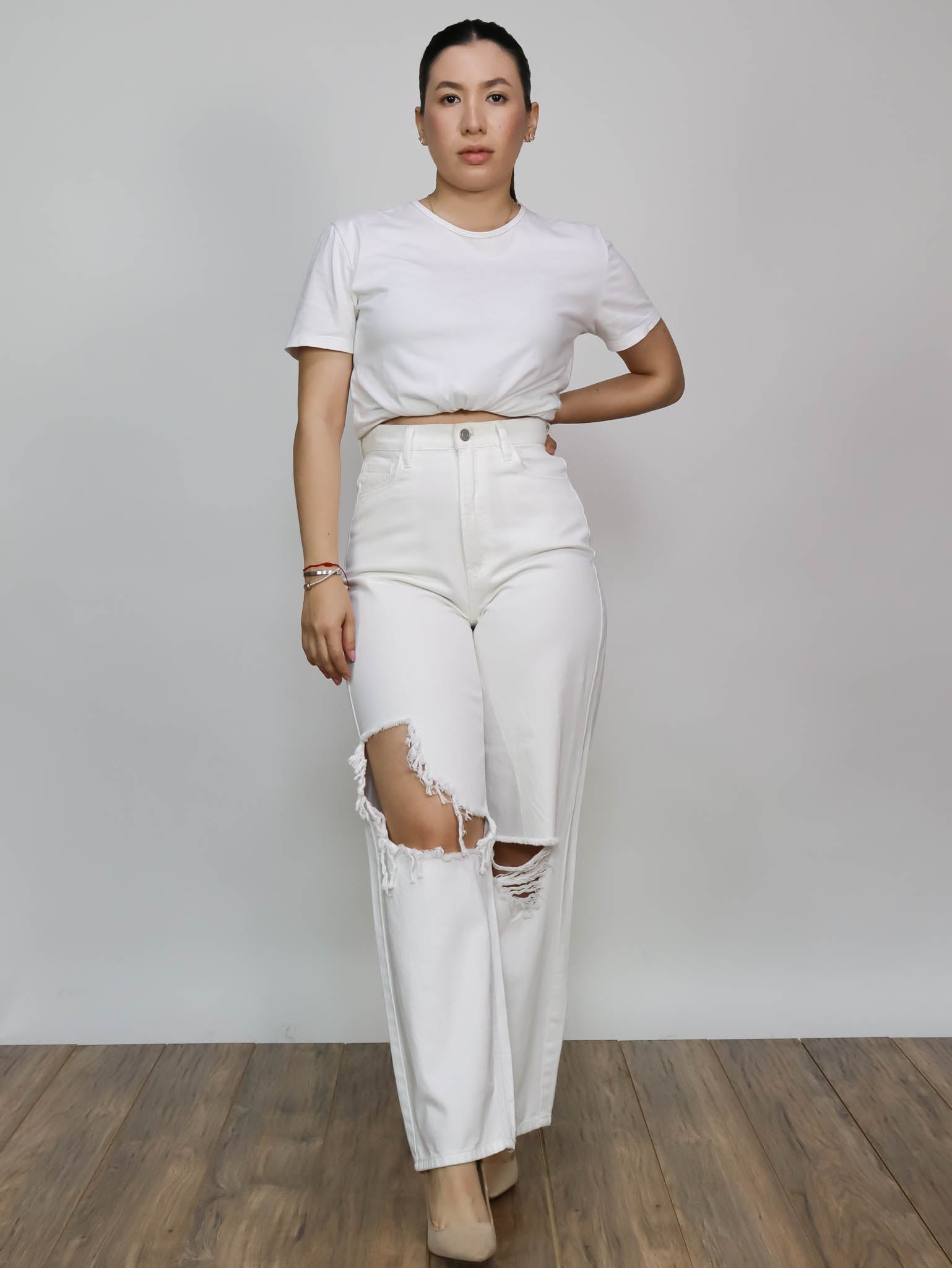 Con Pantalon Recto Outfit Pantalon Mezclilla Pantalón Recto