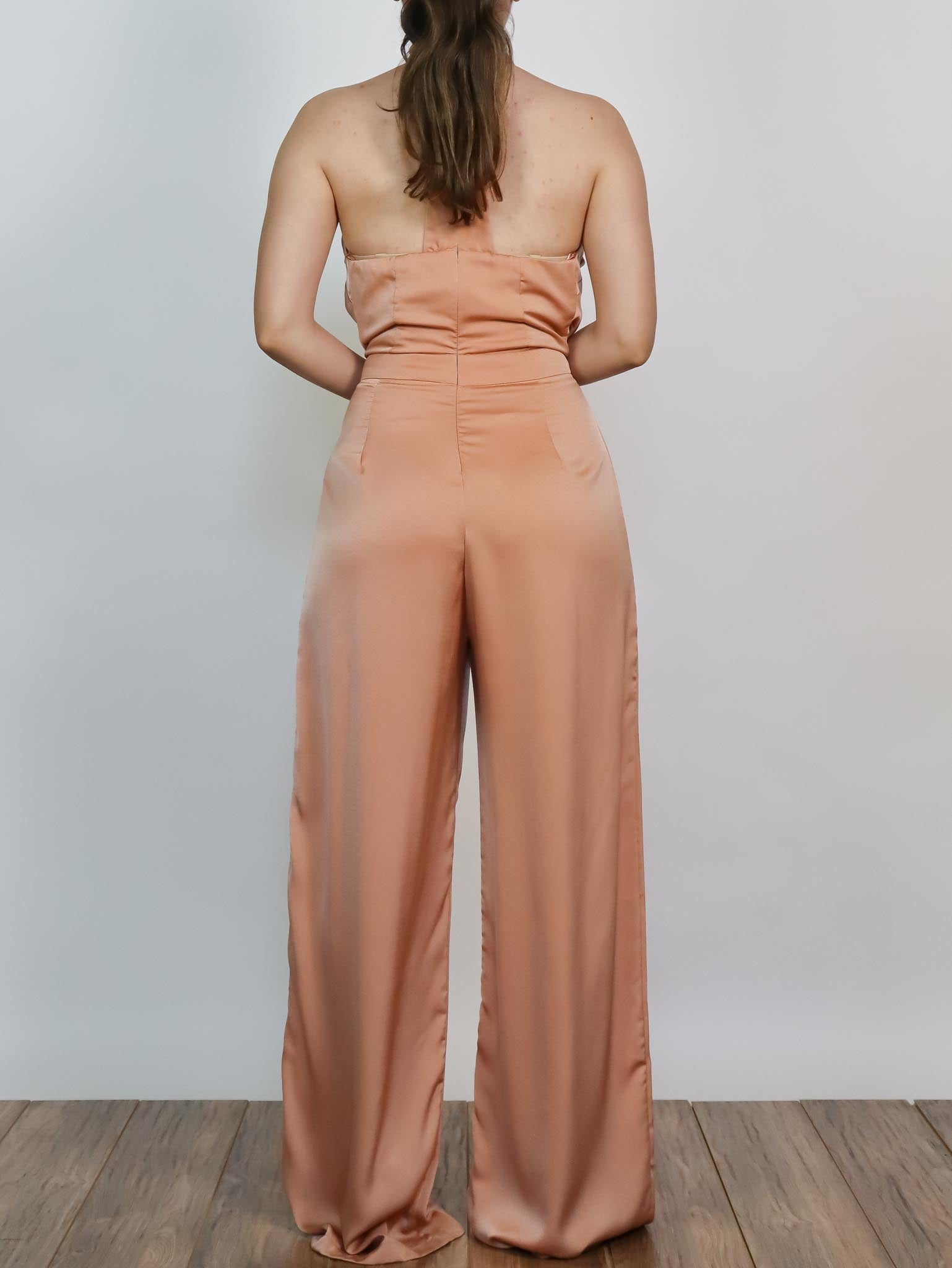 Palazo nude satín