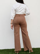 Pantalón stretch caqui