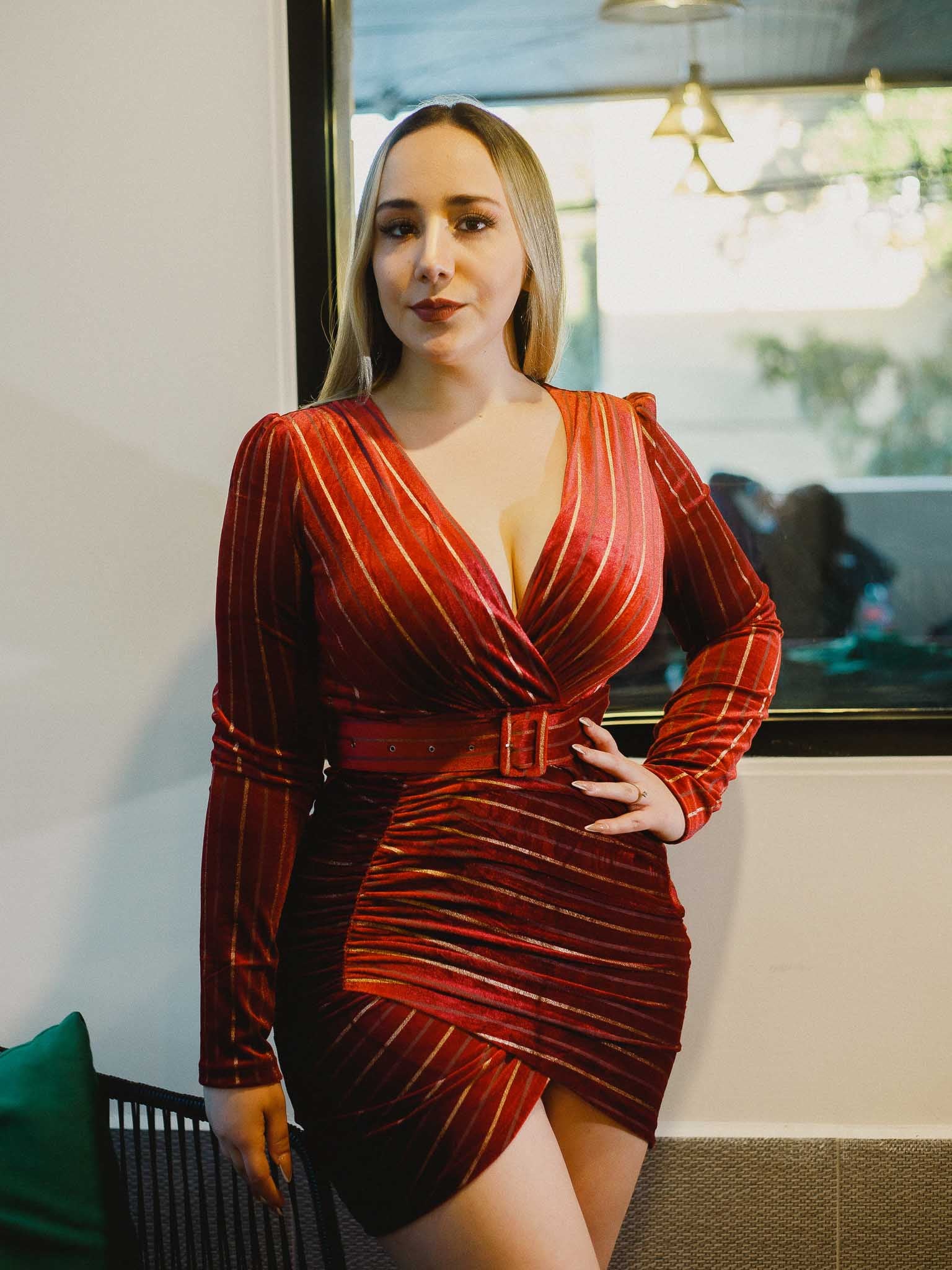 Vestido terciopelo